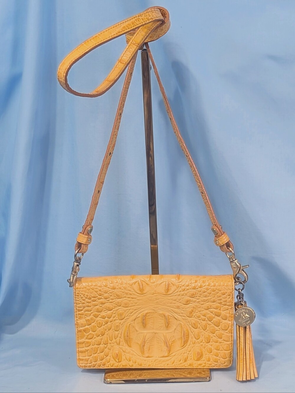 VEUC Brahmin Amelia Crossbody in Saffron